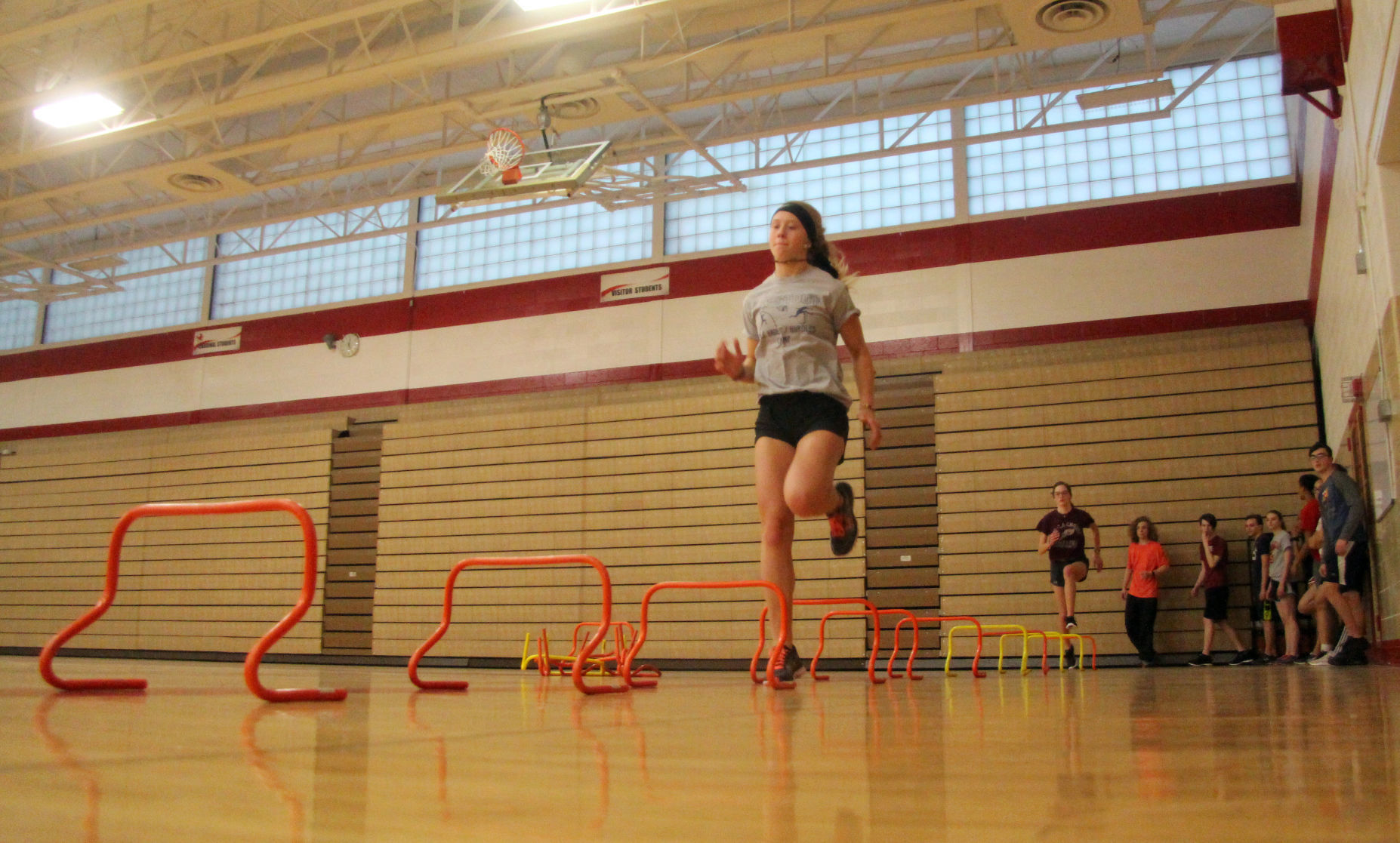 First Day of Track and Field Practice at Chi-Hi 3-5-18